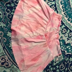 Pink and White golf skirt